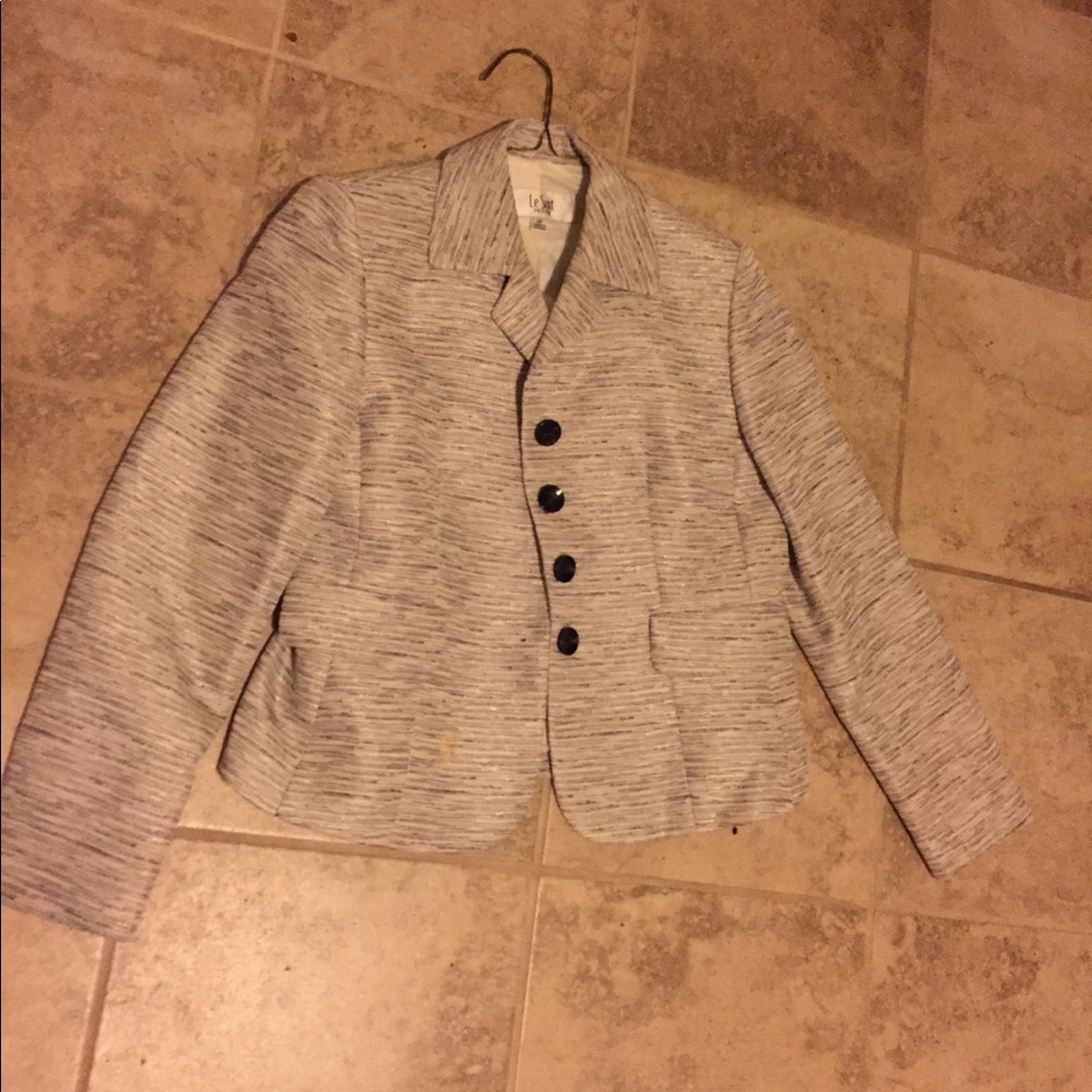 Le Suit Grey/Silver Suit Jacket